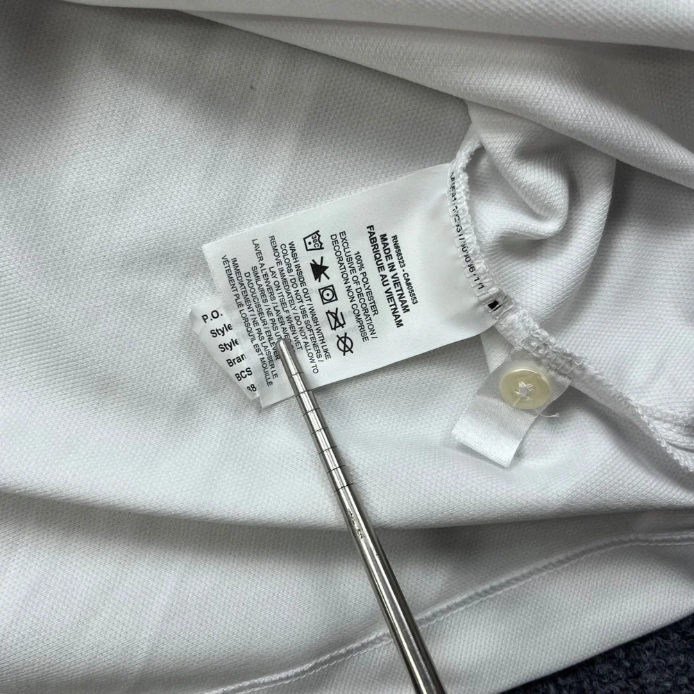 Nike Rollins Dri-FIT Golf Performance White Polo Shirt
